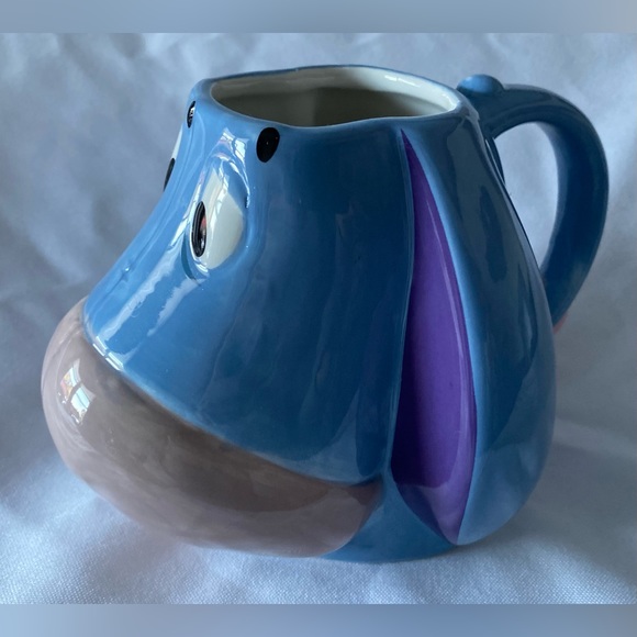 Disney Winnie the Pooh Eeyore Face Sculpted Ceramic Mug - Picture 5 of 8